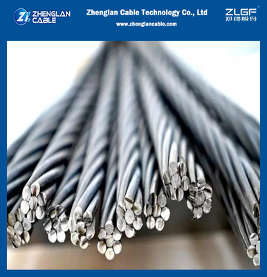 ASTM A475 или A363 Цинковые покрытые оцинкованные стальные нитки Ehs 7/2.03mm Stay Wire / Earth Wire