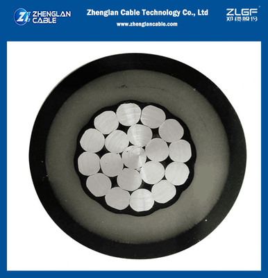 MV Overhead Covered Conductor Aerial Spacer Cable 5kv 15KV 25KV 35KV Дорога из дерева