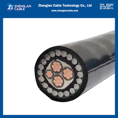 1 кВ низковольтный электрический кабель NYRY CU/XLPE/SWA/PVC 3x 25+16MM2 IEC60502-1