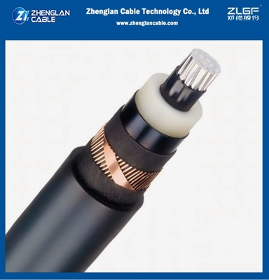 8.7/15kv Кабель питания среднего напряжения YJLSV1x185/25mm2AL/SC/XLPE/SC/PVC/CWS/CTS/PVC IEC 60502-2