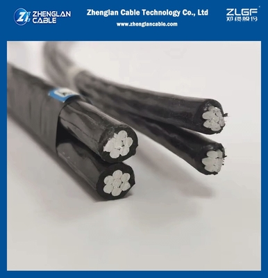 0.6/1кВ воздушный изоляционный кабель NFC 33-209 Стандарт XLPE 3X25mm2+54.6mm2