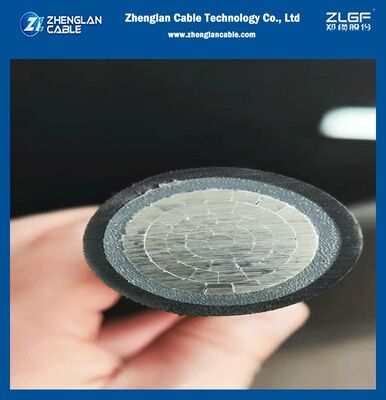 XLPE Outer Sheath Phase Conductor Circular stranded rounded compacted aluminum conductor with Circular Compressed AAC conductor material