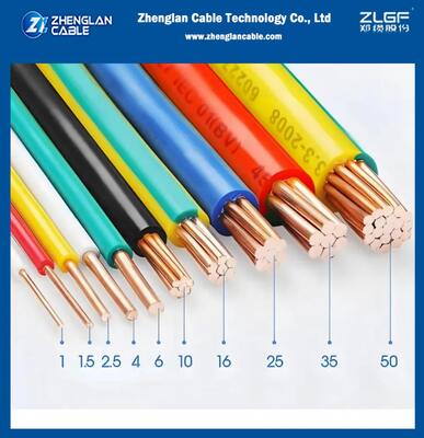 450/750v Строительные провода Электрические кабели Дом провода CU/PVC 70mm2 IEC 60228