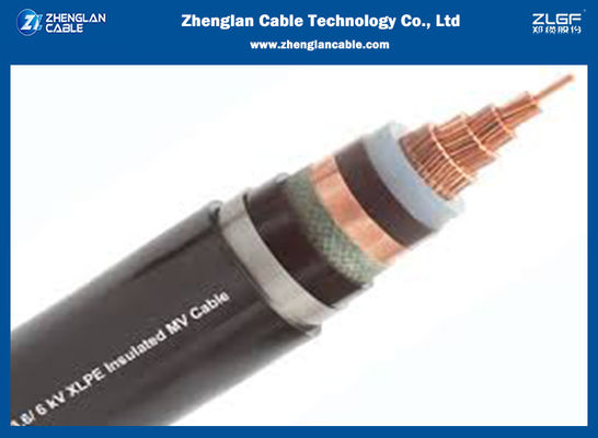 Monoconductor 15 KV 100% SWA/STA/XLPE изолировало силовой кабель 1x50sqmm IEC60502-2