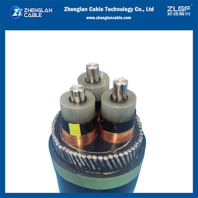 Часть 2 кабеля Al/SC/XLPE/SC/CTS/PVC VDE0276/IEC 60502 ядра 6-35KV 3 алюминиевая