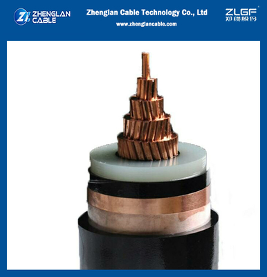 8.7/15kV 3X185mm2 XLPE изолировало PVC Jacekt напряжения тока силовых кабелей средний